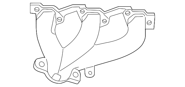 4666024AB Деталь EXHAUST MANIFOLD, LEFT