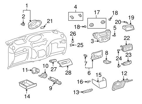 BODY/INSTRUMENT PANEL COMPONENTS for 2005 Toyota Echo #1