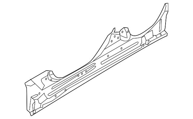 LR054306 Деталь INNER ROCKER, RIGHT