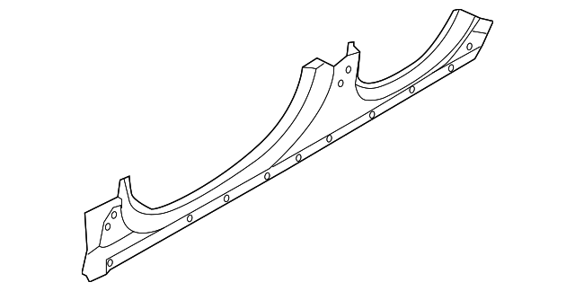 LR051439 Деталь OUTER ROCKER PNL, RIGHT