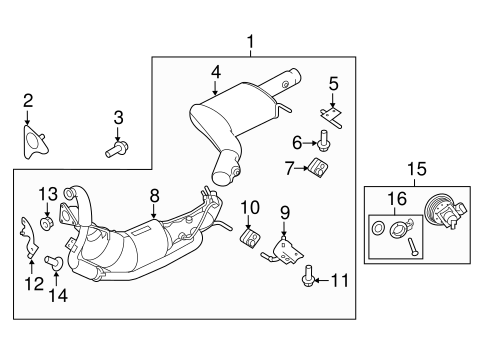 Range Rover Sport EXHAUST COMPONENTS 3