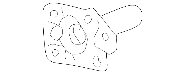 5F4Z17A751AA Деталь ENERGY ABSORBER, LEFT