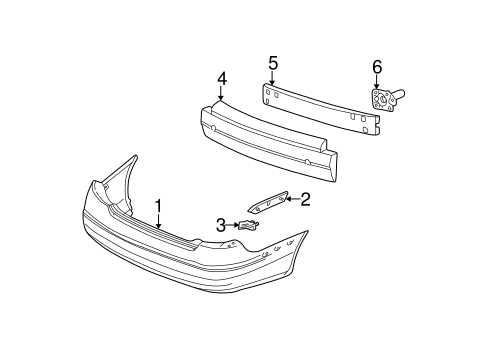 Sable BUMPER & COMPONENTS - REAR 2