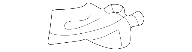 F6DZ17D943BA Деталь BUMPER COVER REINFORCEMENT, LEFT