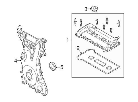 Transit Connect VALVE & TIMING COVERS