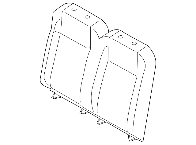 CK4Z-6366601-JA Деталь SEAT BACK COVER, LEFT