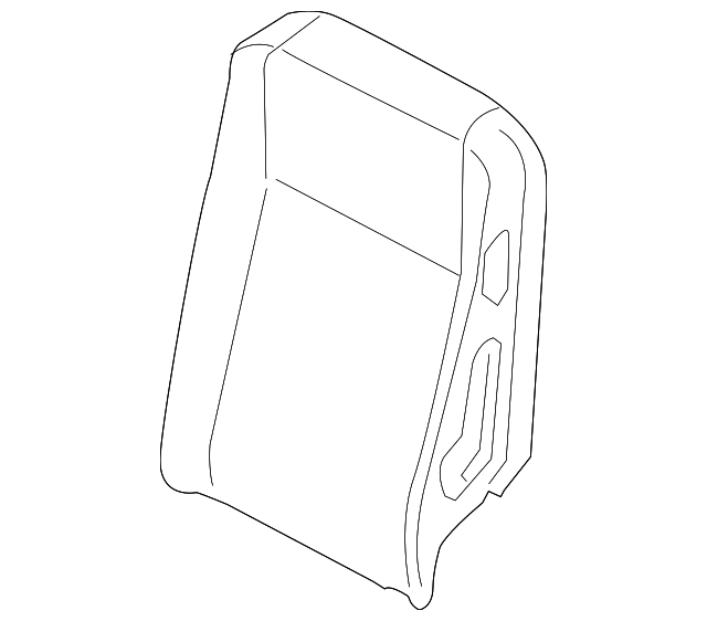 CK4Z-9966800-H Деталь SEAT BACK PAD, RIGHT