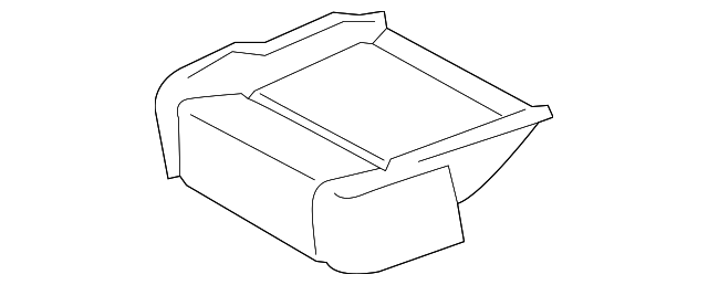 BK3Z-9963805-CA Деталь CUSHION COVER, LEFT