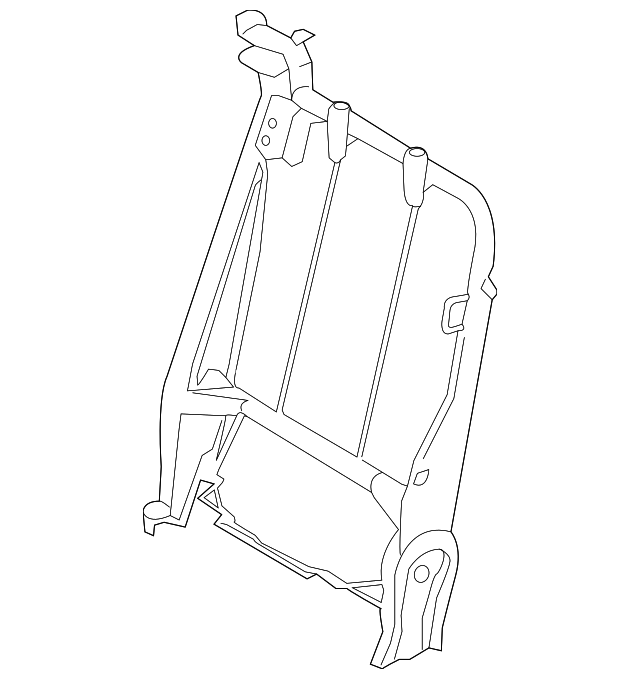 CK4Z-99613A38-C Деталь SEAT BACK FRAME, RIGHT