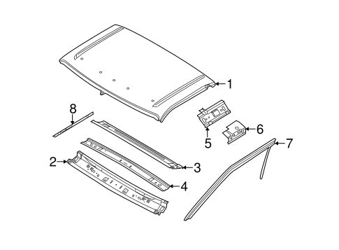 Body/Roof & Components for 2012 Ford F-250 Super Duty #3