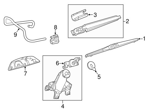 ELECTRICAL/WIPERS for 2014 Toyota Highlander #3