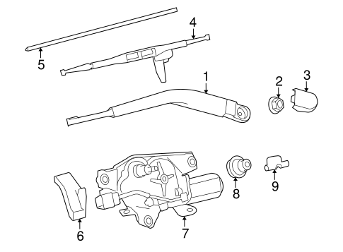 ELECTRICAL/WIPERS for 2014 Toyota Sequoia #2