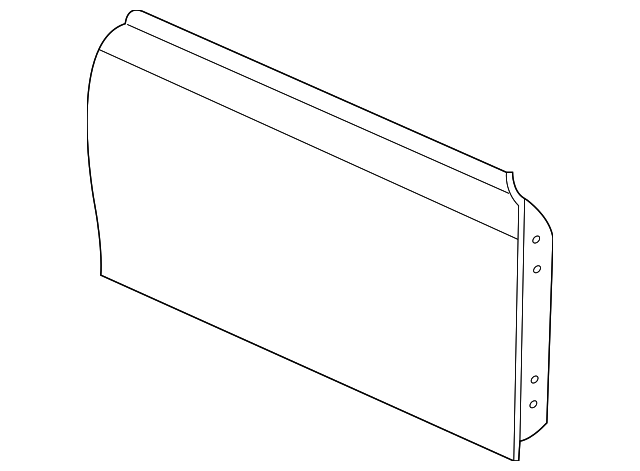 YR3Z6320124AA Деталь DOOR SHELL, RIGHT