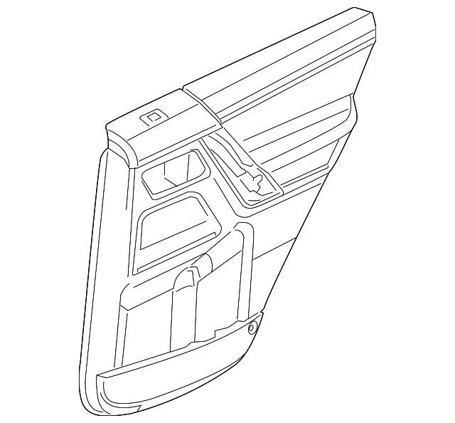 LR029066 Деталь DOOR TRIM PANEL, RIGHT
