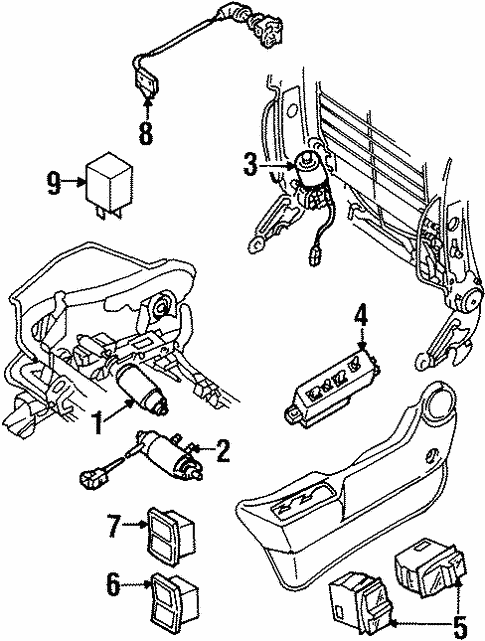 Tracks & Components for 1994 Audi Cabriolet #0