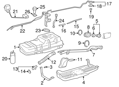 ELECTRICAL/SENDERS for 1996 Toyota 4Runner #1