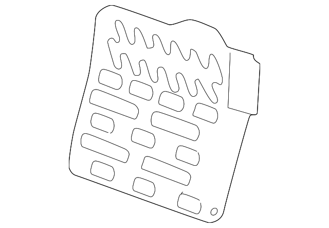 22722741 Деталь SEAT BACK PANEL, LEFT
