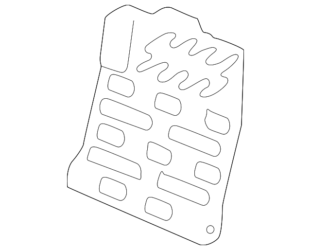 22722742 Деталь SEAT BACK PANEL, RIGHT
