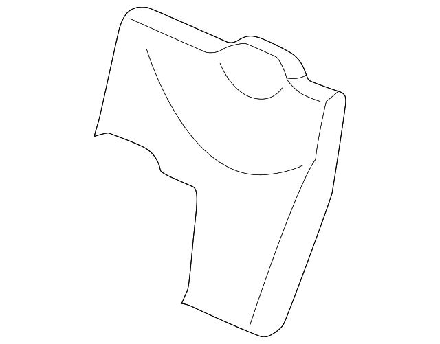 10356291 Деталь SEAT BACK PAD, LEFT