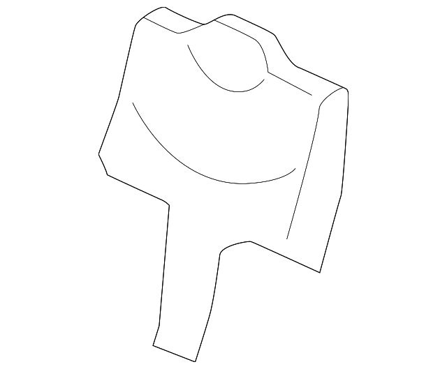 10356292 Деталь SEAT BACK PAD, RIGHT