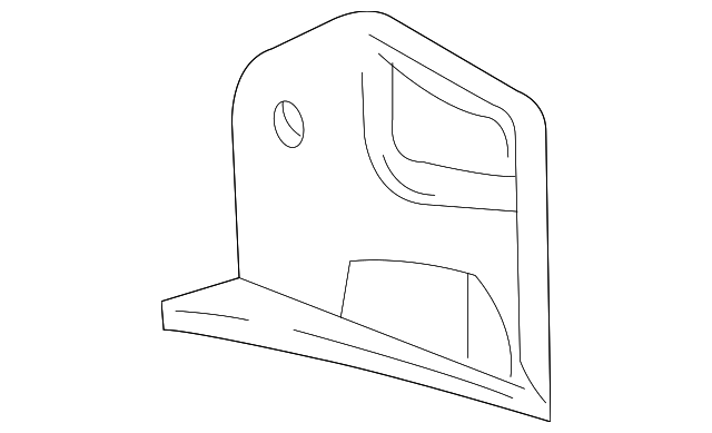 XF2Z16B147AA Деталь REAR EXTN, LEFT