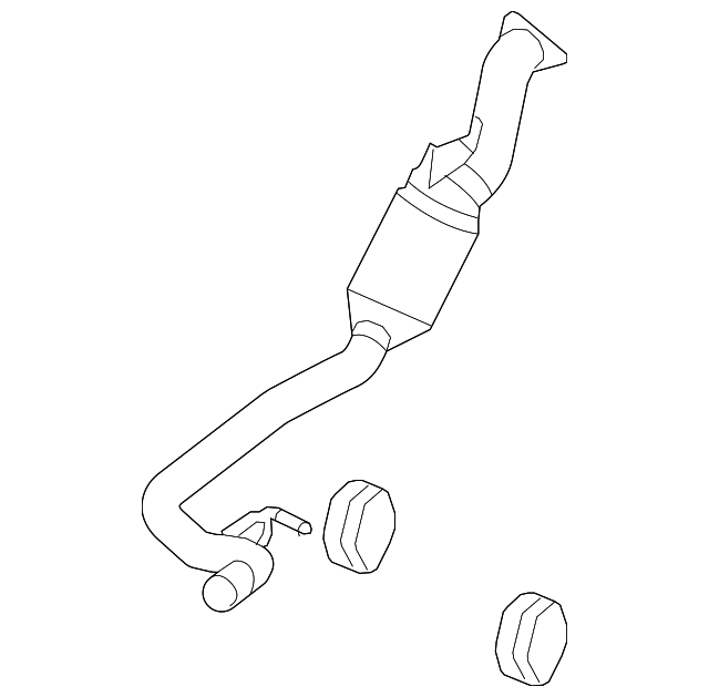 970-113-349-BX CATALYTIC CNVRTR, LEFT