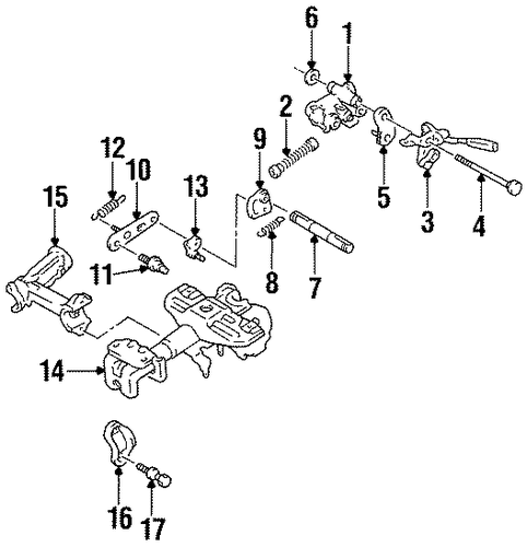 STEERING/HOUSING & COMPONENTS for 1997 Toyota Land Cruiser #1