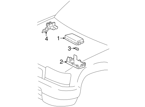 ELECTRICAL/ELECTRICAL COMPONENTS for 1997 Toyota 4Runner #1
