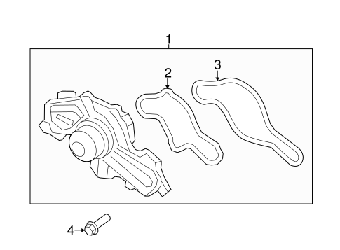 Cooling System/Water Pump for 2008 Ford Edge #2