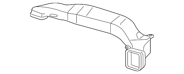 T2P1388 Деталь UPPER DUCT, RIGHT