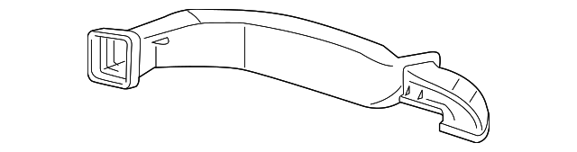 T2P1386 Деталь UPPER DUCT, LEFT