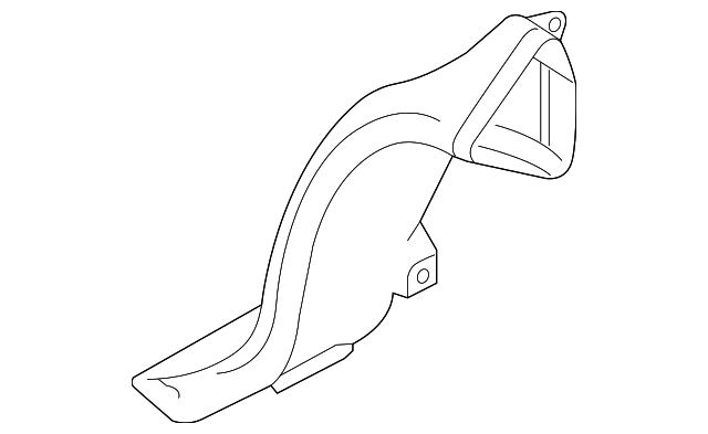 C2C18784 Деталь LOWER DUCT, LEFT