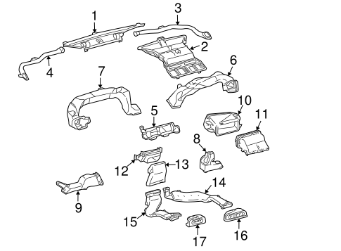 BODY/DUCTS for 2006 Toyota Sienna #1