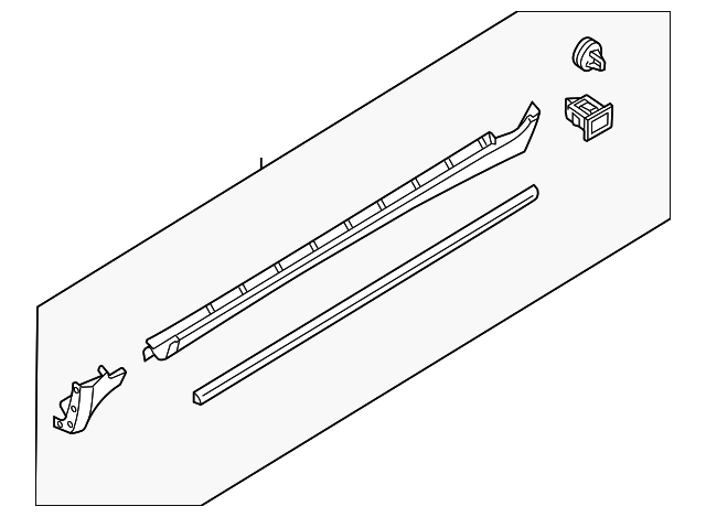 30653722 Деталь ROCKER MOLDING, LEFT
