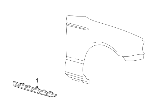 Thunderbird EXTERIOR TRIM - FENDER
