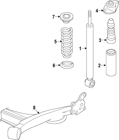 Rear Suspension/Rear Suspension for 2017 Chevrolet Bolt EV #2