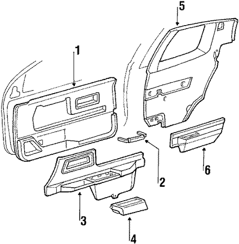 Toronado INTERIOR TRIM