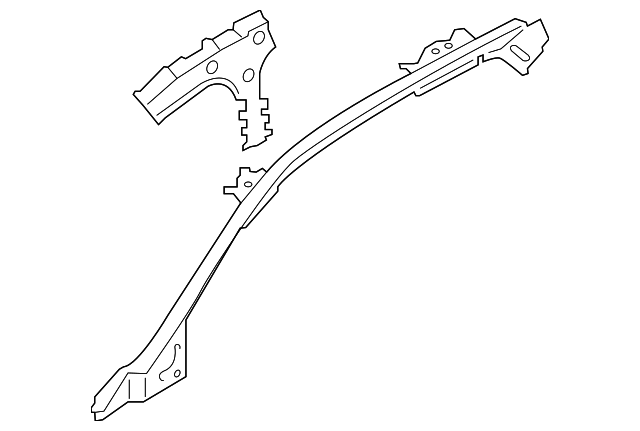 FA1Z-5851186-A Деталь ROOF RAIL, RIGHT