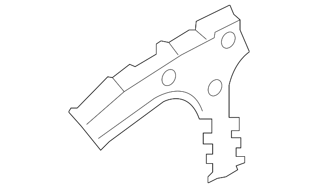 FA1Z-58513A08-A Деталь RAIL REINF, RIGHT