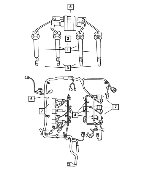Spark Plugs-Cables-Coils for 2002 Dodge Stratus #0