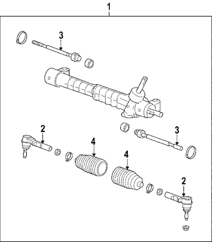 Malibu STEERING GEAR & LINKAGE