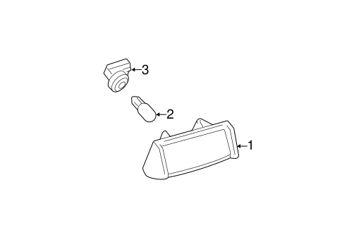 ELECTRICAL/LICENSE LAMPS for 2009 Toyota Camry #1