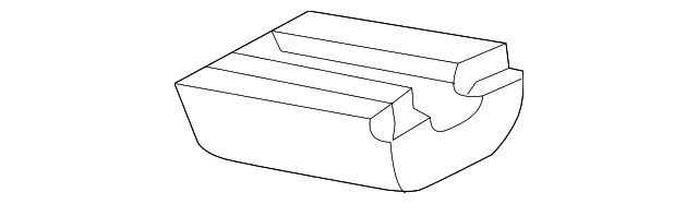 68210885AA Деталь RADIATOR LOWER INSULATOR, RIGHT