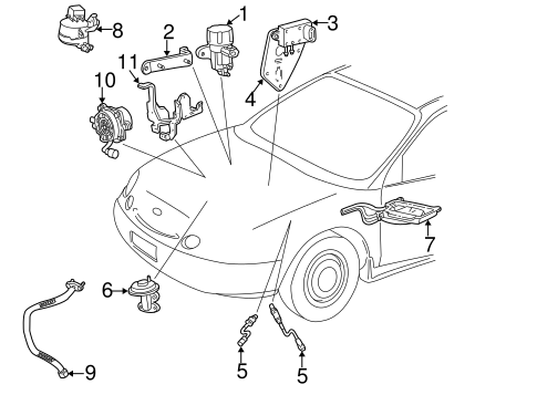 Emission System/Emission Components for 2003 Ford Taurus #1