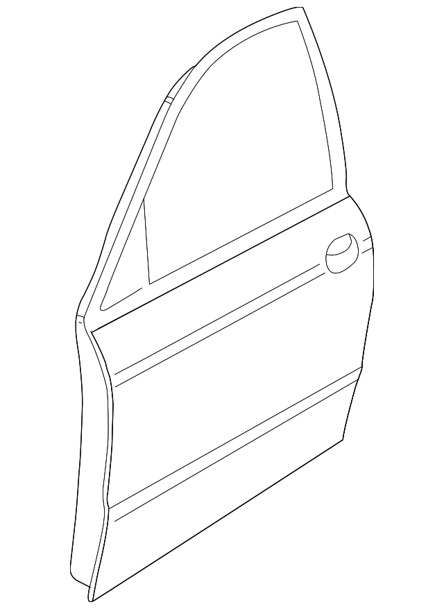 C2S42629 Деталь DOOR SHELL, RIGHT
