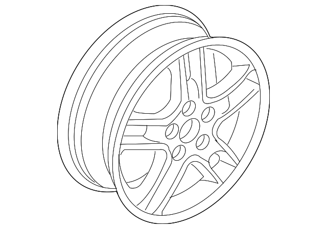 RRC002852MNH WHEEL, ALLOY