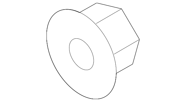 985939 Деталь LOWER CNTRL ARM NUT, LEFT