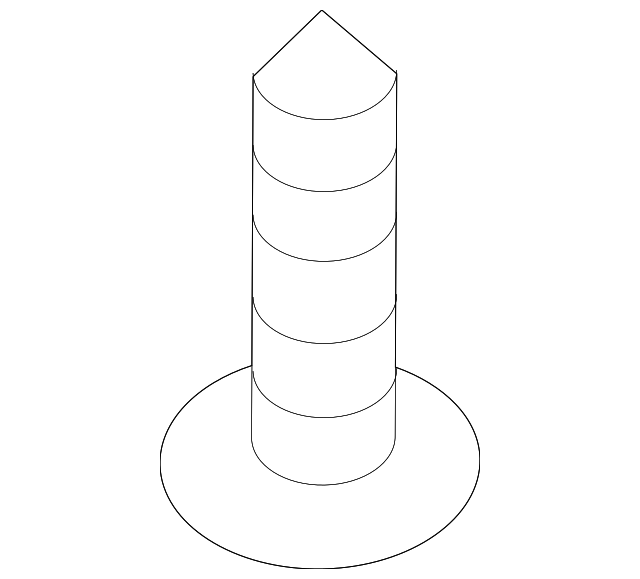 30670603 Деталь REAR MOUNT MOUNT BOLT, RIGHT