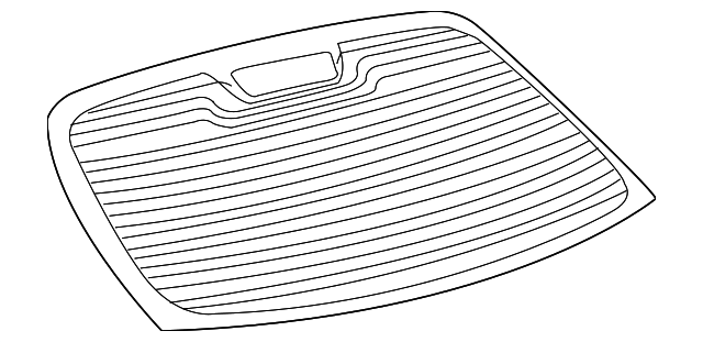 12804492 Деталь BACK GLASS