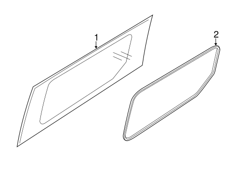 Transit Connect GLASS - SIDE DOOR 2